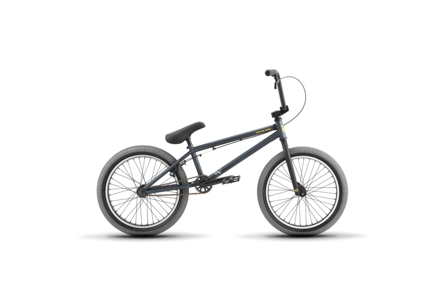 grey bmx bike
