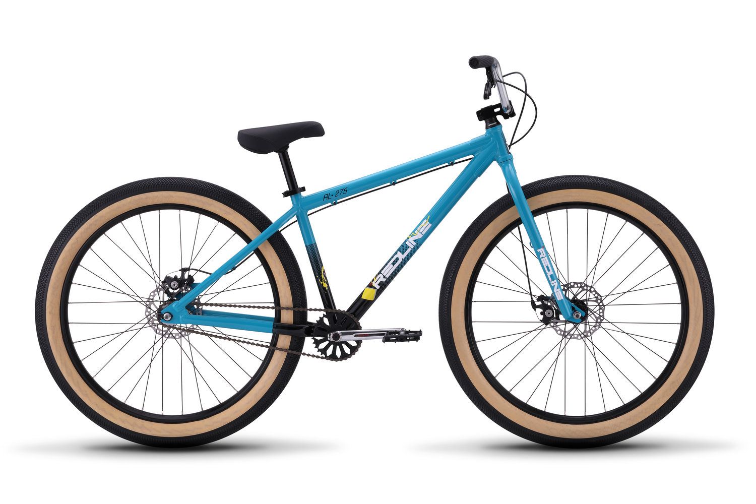 REDLINE BMX Bikes RL 275 BMX Bike with 27.5" Wheels plus tire gray 